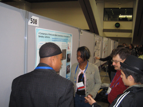 EBAYS students at the American Geophysical Union (AGU) conference, December 2011
