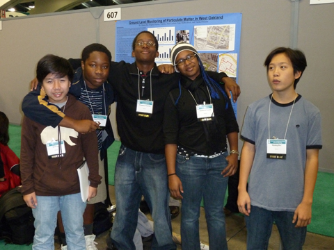 EBAYS students at the American Geophysical Union (AGU) conference, December 2010